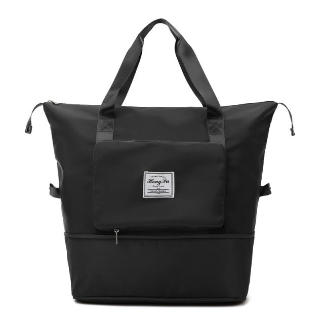 LoungeYard | LuxeVoyage Elite Travel Tote | Stylish foldable luggage for effortless travel — product view 4