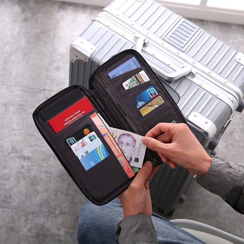 LoungeYard | Multi-Pocket Family Travel Document Bag — product view 2