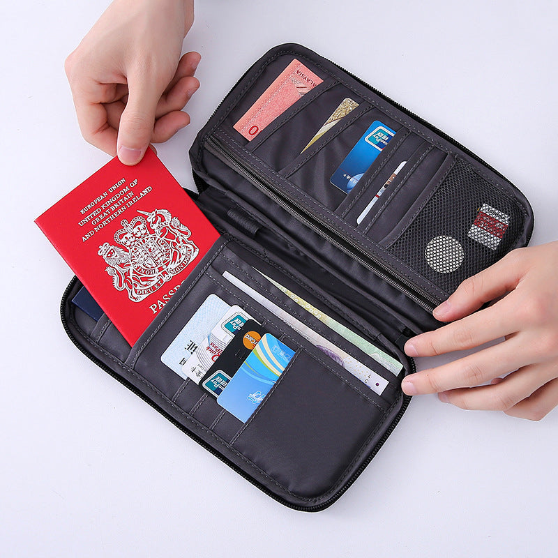 LoungeYard | Multi-Pocket Family Travel Document Bag — product view 3