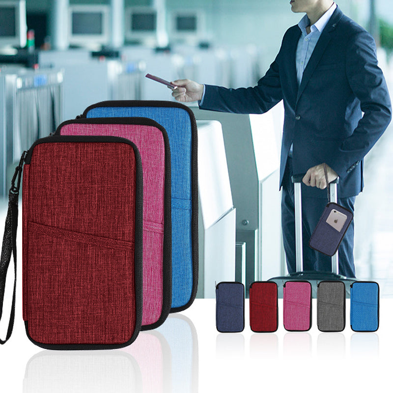 LoungeYard | Multi-Pocket Family Travel Document Bag — product view 6