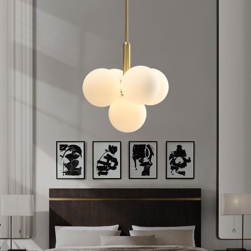 Valentina Nordic LED Chandelier Metal Glass Living Room/Bedroom — product view 1