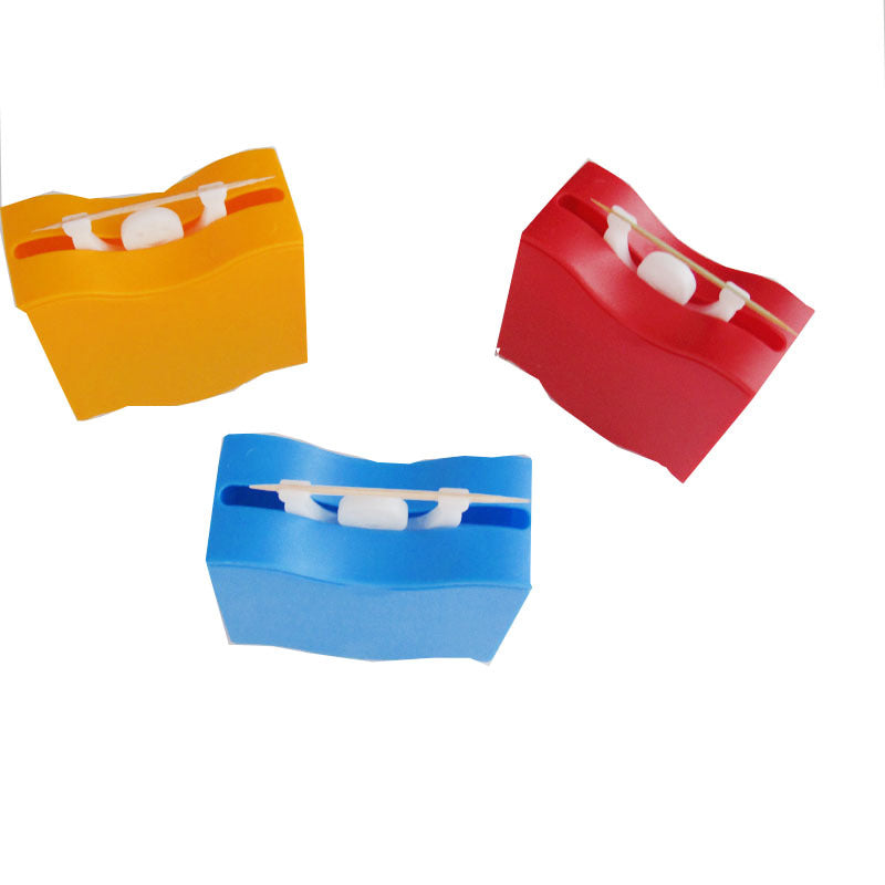 LoungeYard | Smiling Strongman Weightlifter Toothpick Box — product view 2