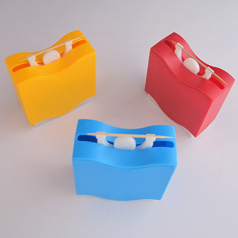LoungeYard | Smiling Strongman Weightlifter Toothpick Box — product view 7