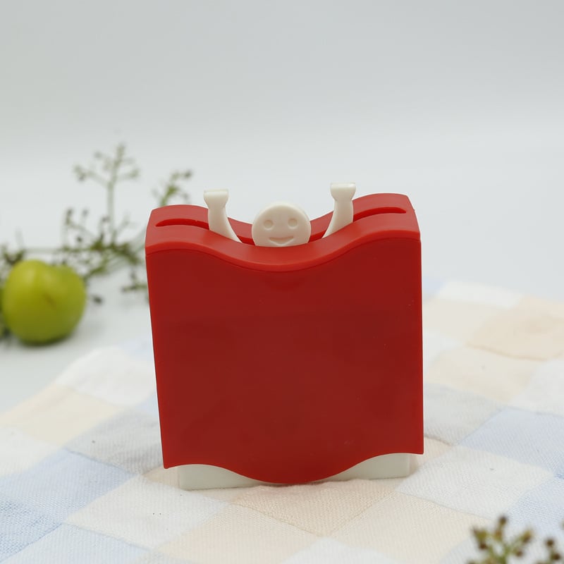 LoungeYard | Smiling Strongman Weightlifter Toothpick Box — product view 3