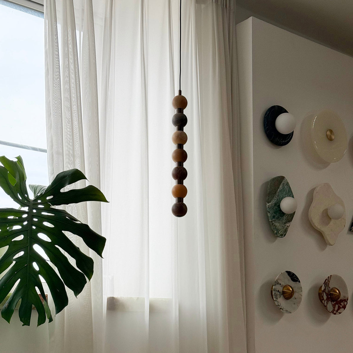 Perle Alabaster Pendant Lamp — product view 5