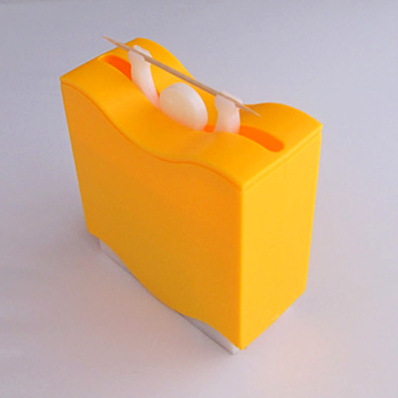 LoungeYard | Smiling Strongman Weightlifter Toothpick Box — product view 1