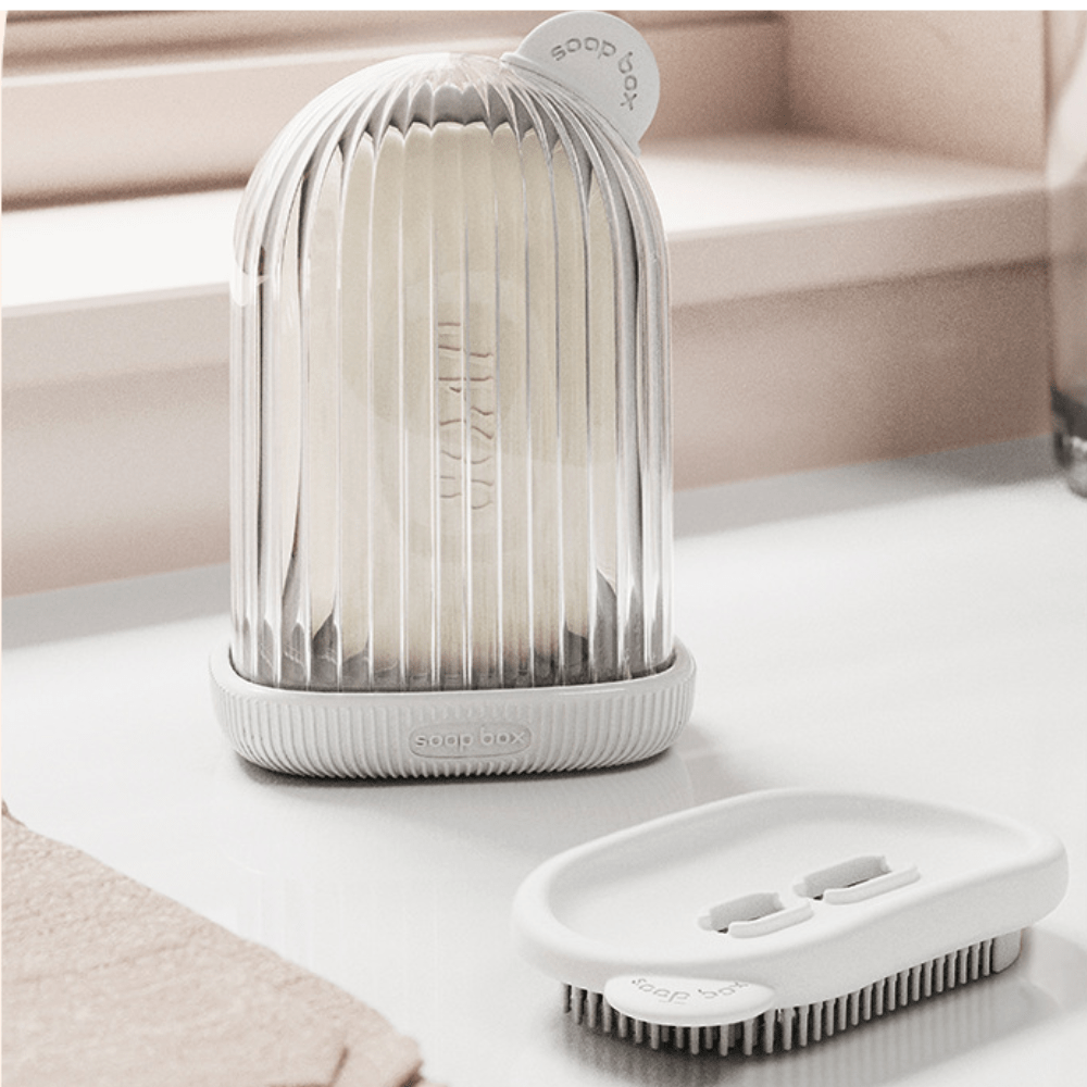 LoungeYard | Multi-functional soap box with bath brush — product view 4
