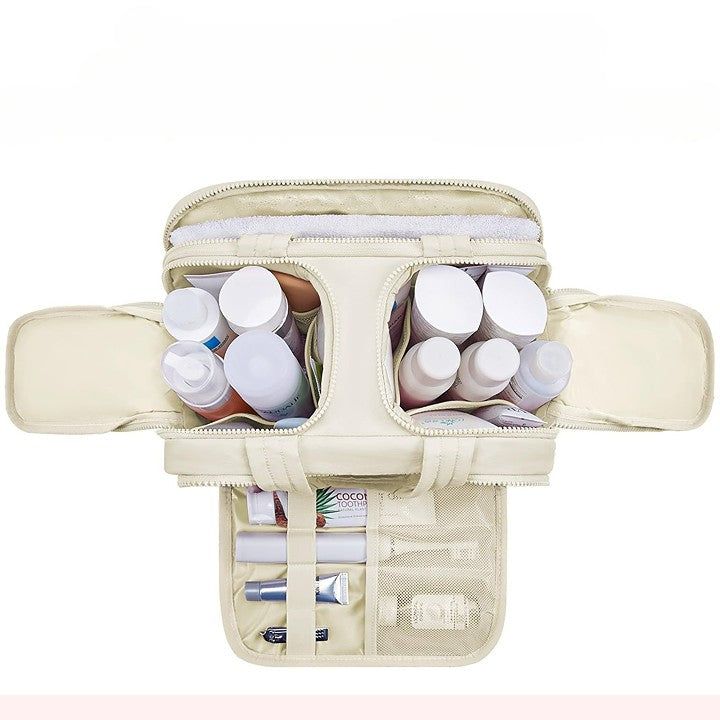 LoungeYard | Large wide-open travel makeup bag — product view 3