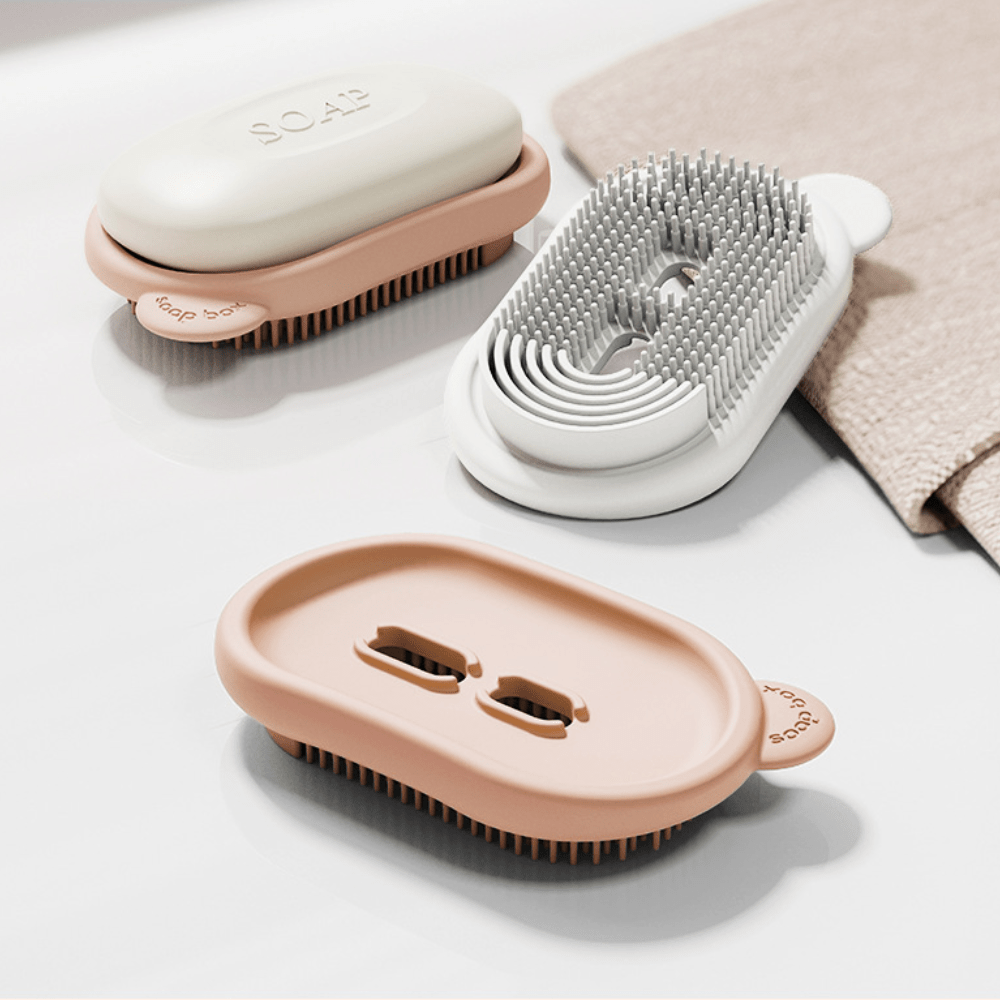 LoungeYard | Multi-functional soap box with bath brush — product view 5