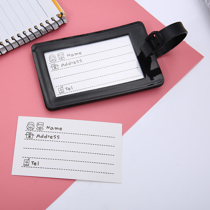 Unisex Luggage Tag with City Motifs LoungeYard — product view 3