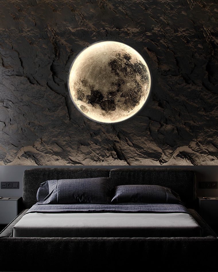 WOMO Moon/Earth Round Wall Sconce-WM6102 — product view 4