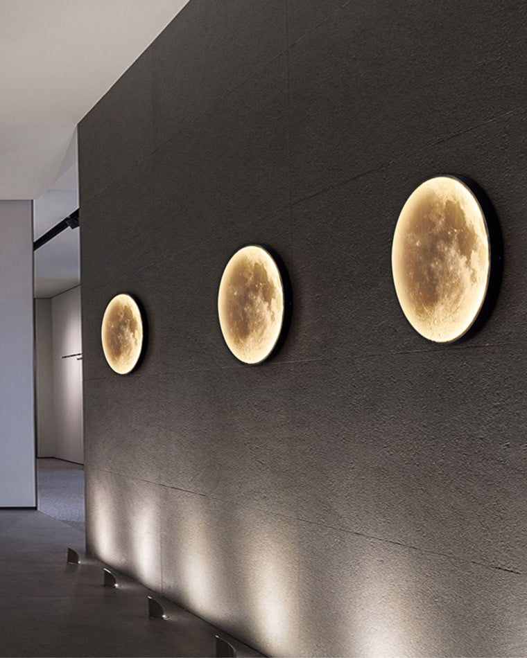 WOMO Moon/Earth Round Wall Sconce-WM6102 — product view 5