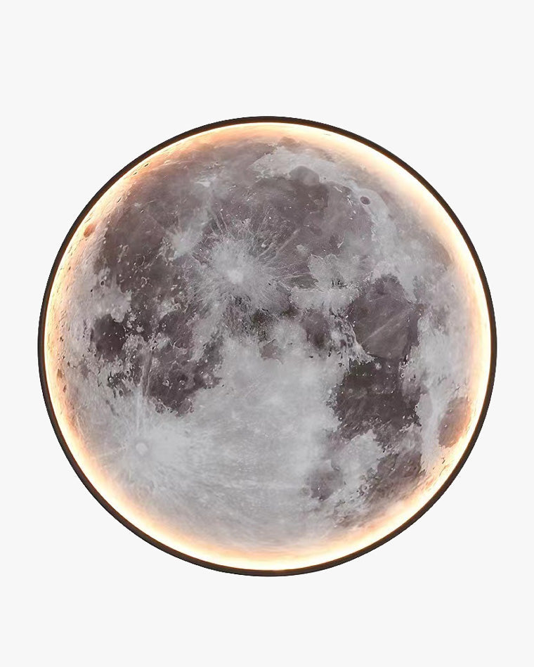 WOMO Moon/Earth Round Wall Sconce-WM6102 — product view 1