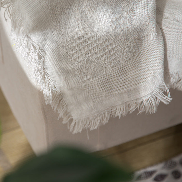 Cozy Lightweight Knitted Throw Blanket — product view 4