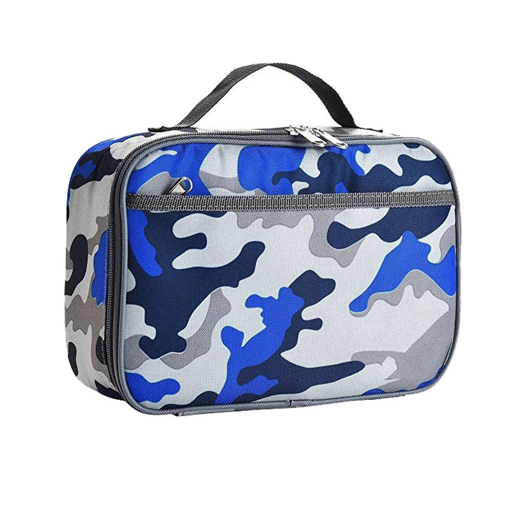 Insulated children's dinosaur lunch case with thermal lining and carry handle LoungeYard — product view 7