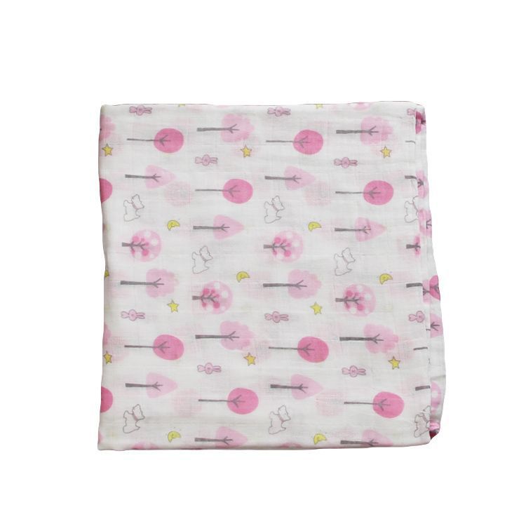 Soft Cotton Baby Swaddle Blanket LoungeYard — product view 4