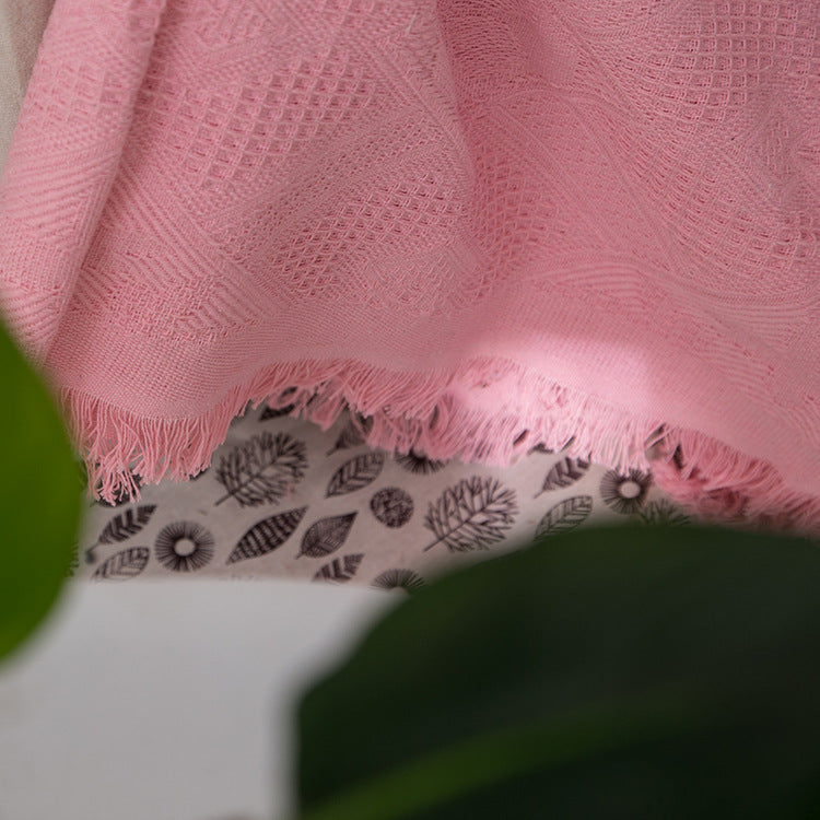 Textured Woven Throw Blanket — product view 3