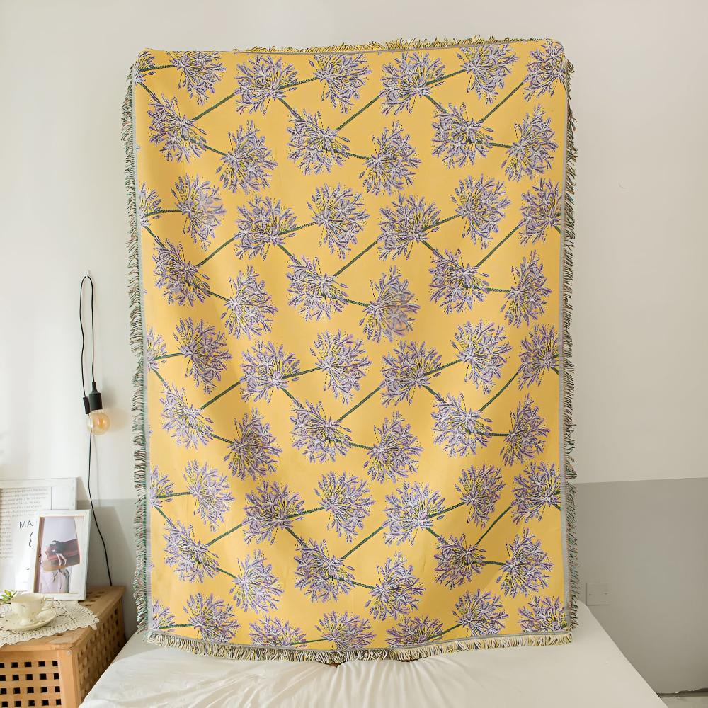 LoungeYard | Agapanthus Tassel Blanket — product view 2