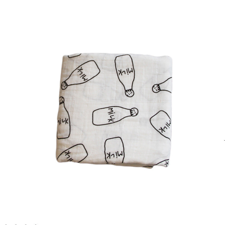 Soft Cotton Baby Swaddle Blanket LoungeYard — product view 6