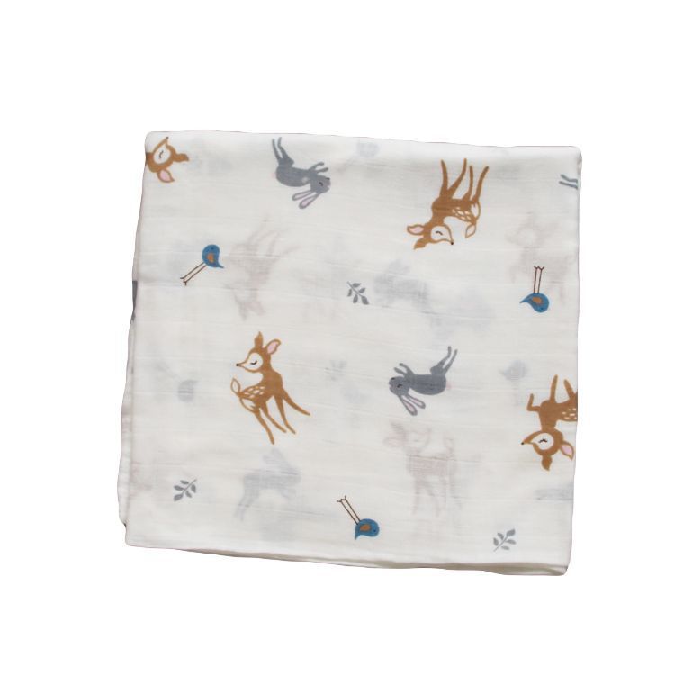 Soft Cotton Baby Swaddle Blanket LoungeYard — product view 3