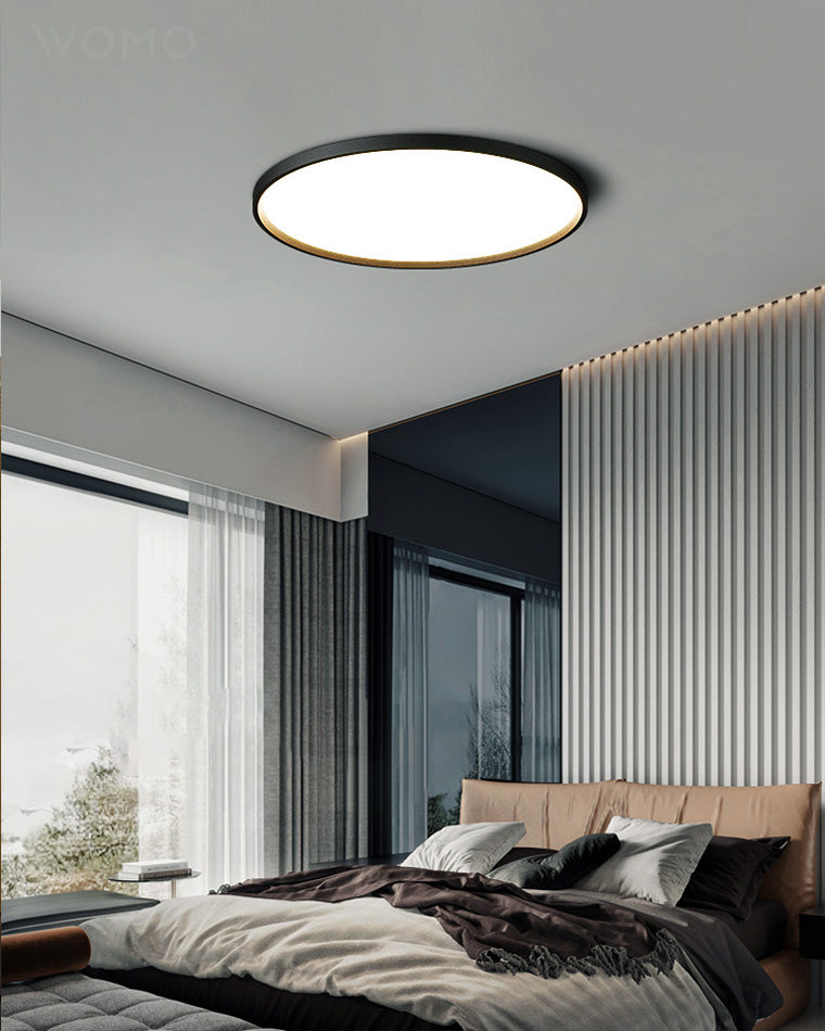 WOMO Flat Round Flush Mount Ceiling Light-WM1024 — product view 7