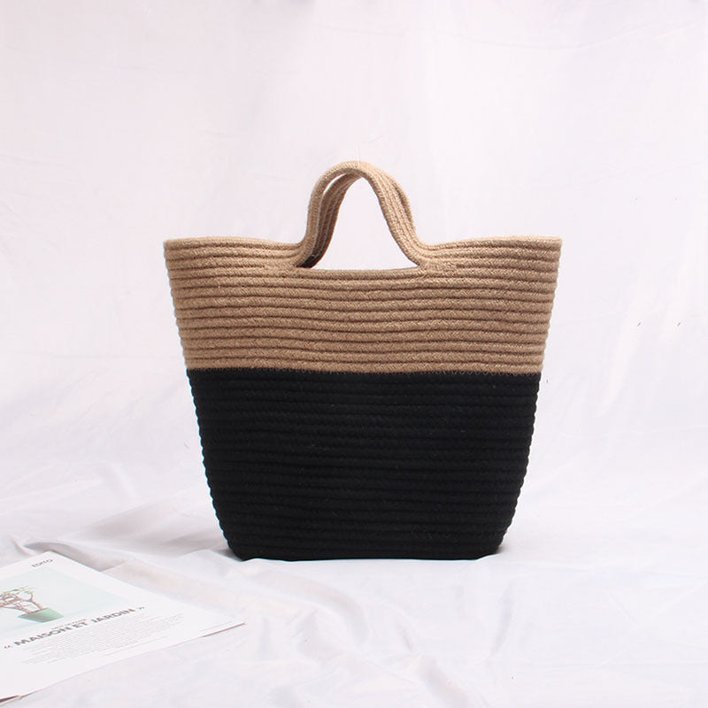 Spacious and Stylish Rattan Tote Bag LoungeYard — product view 6