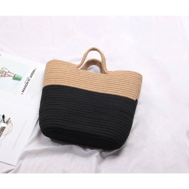 Spacious and Stylish Rattan Tote Bag LoungeYard — product view 3