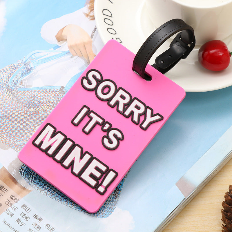 Unisex Bold Statement Luggage Tag LoungeYard — product view 5