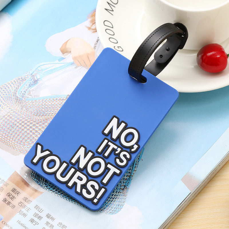 Unisex Bold Statement Luggage Tag LoungeYard — product view 4