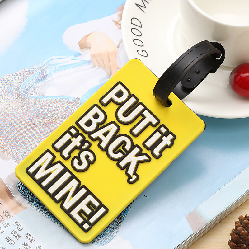 Unisex Bold Statement Luggage Tag LoungeYard — product view 1