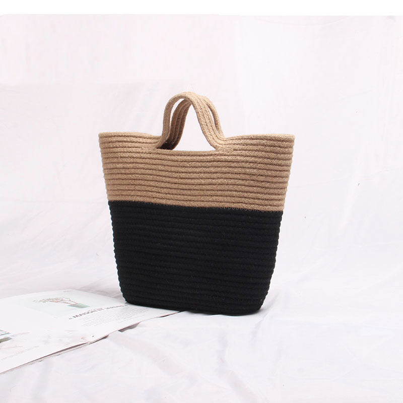 Spacious and Stylish Rattan Tote Bag LoungeYard — product view 2