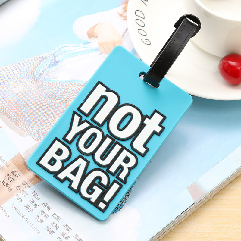 Unisex Bold Statement Luggage Tag LoungeYard — product view 7