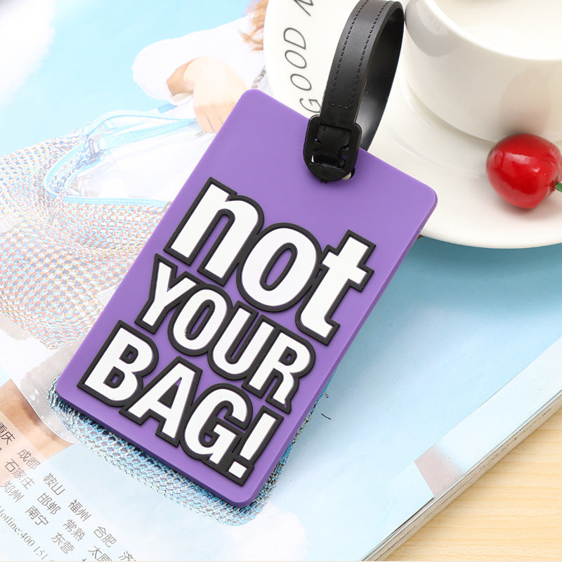 Unisex Bold Statement Luggage Tag LoungeYard — product view 6