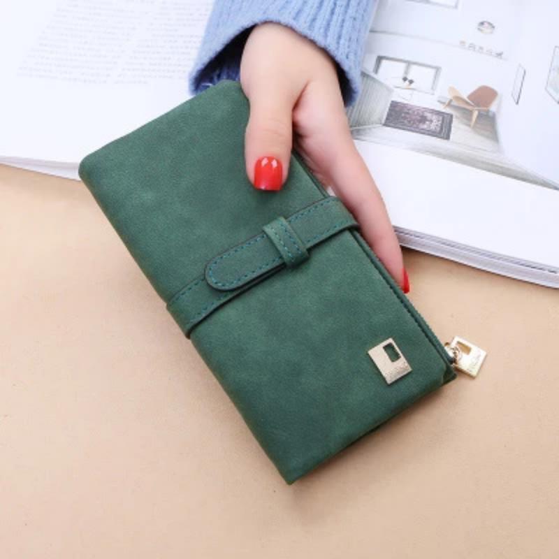 Long wallet with two compartments for women | LoungeYard — product view 6
