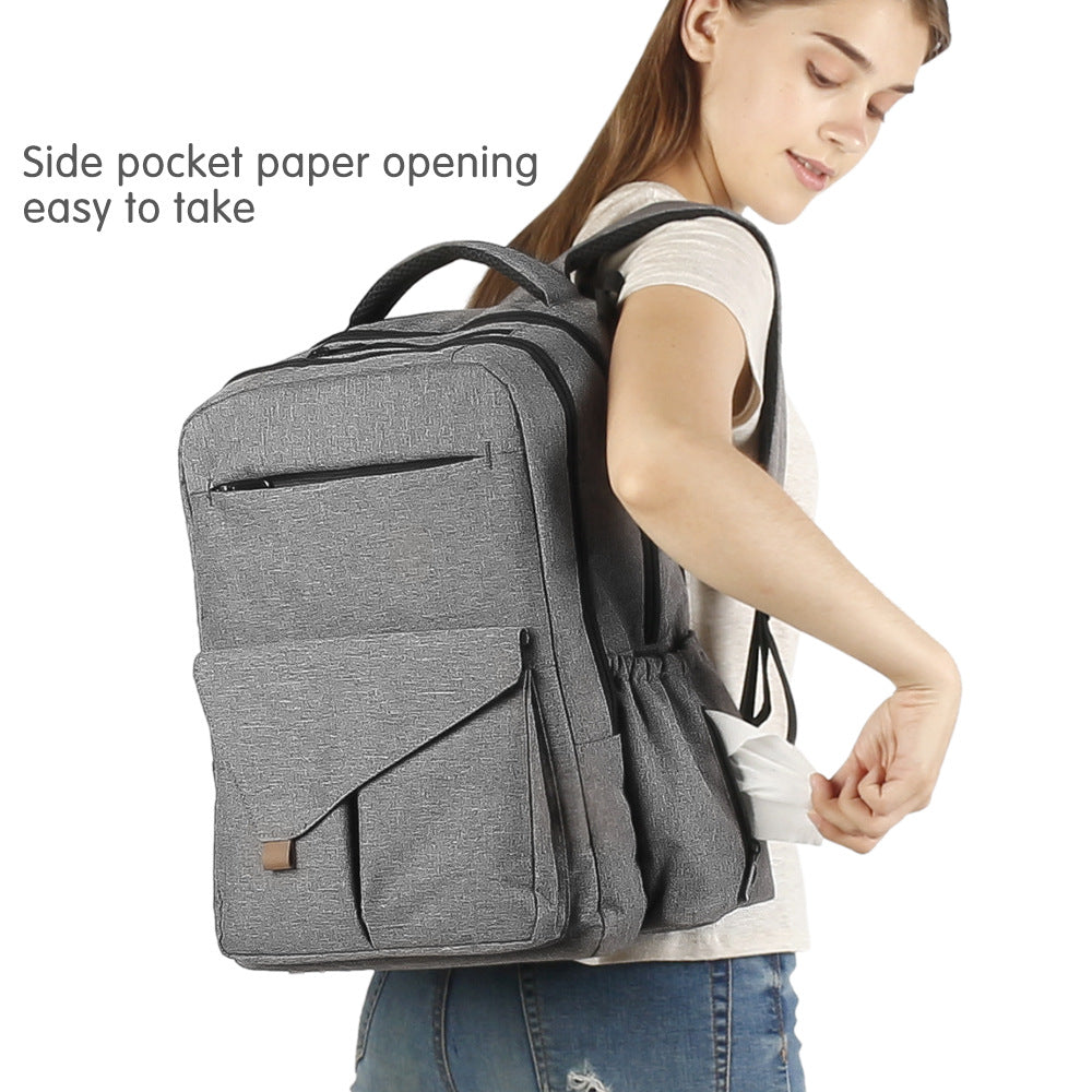 Elegant Laptop Backpack with Reinforced Back and Insulated Compartments LoungeYard — product view 5
