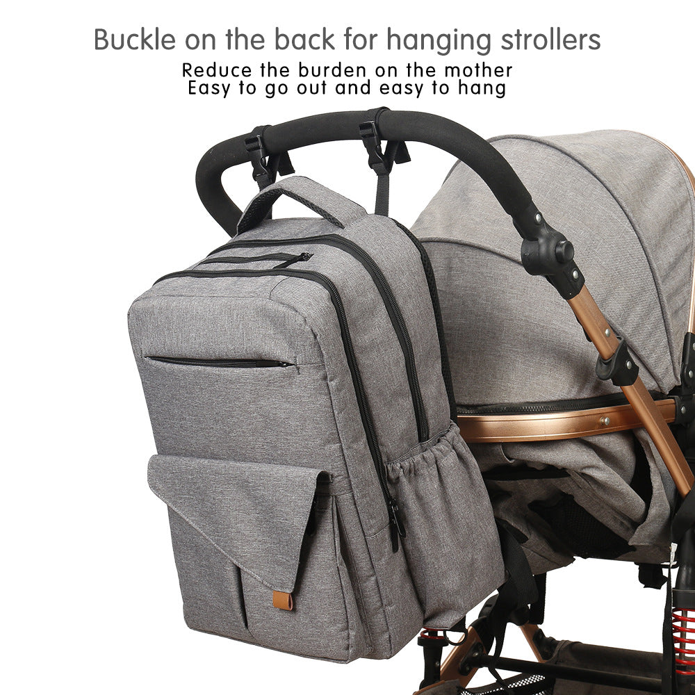 Elegant Laptop Backpack with Reinforced Back and Insulated Compartments LoungeYard — product view 2