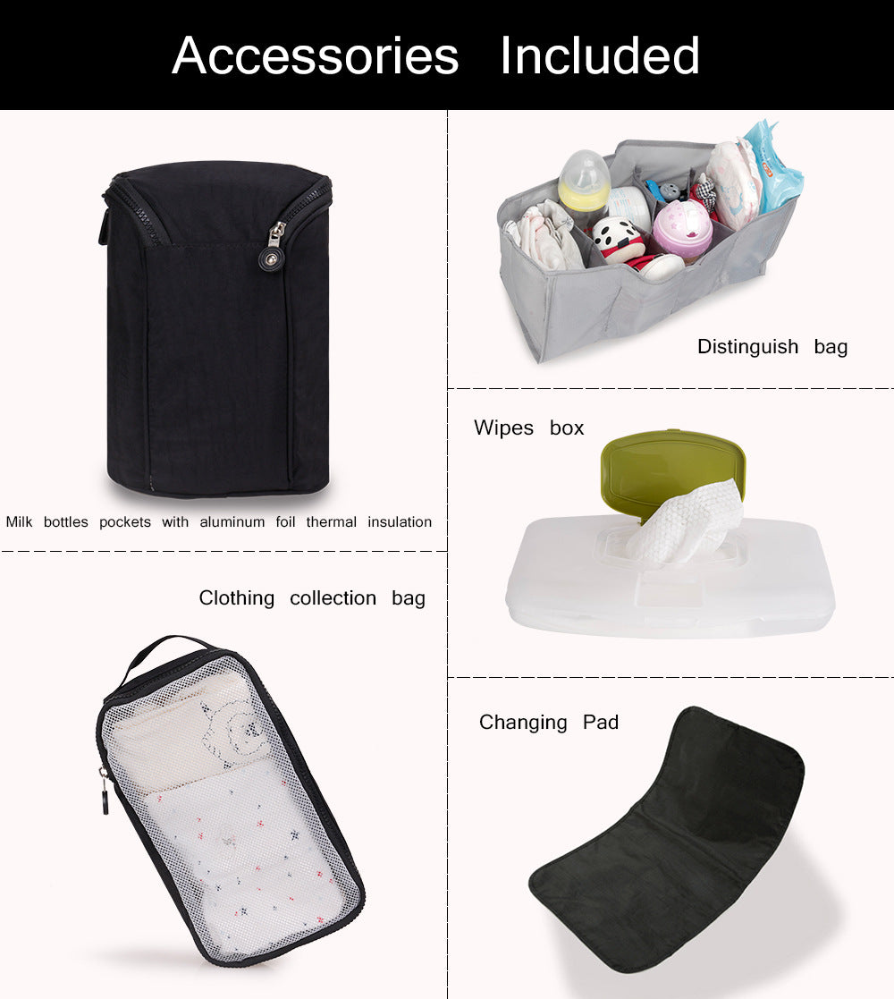 Multifunctional travel backpack with insulated compartments LoungeYard — product view 2