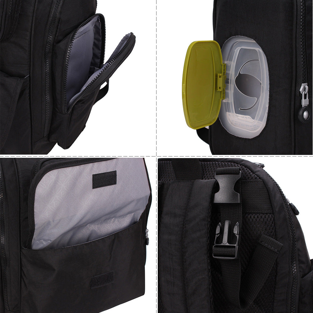 Multifunctional travel backpack with insulated compartments LoungeYard — product view 3