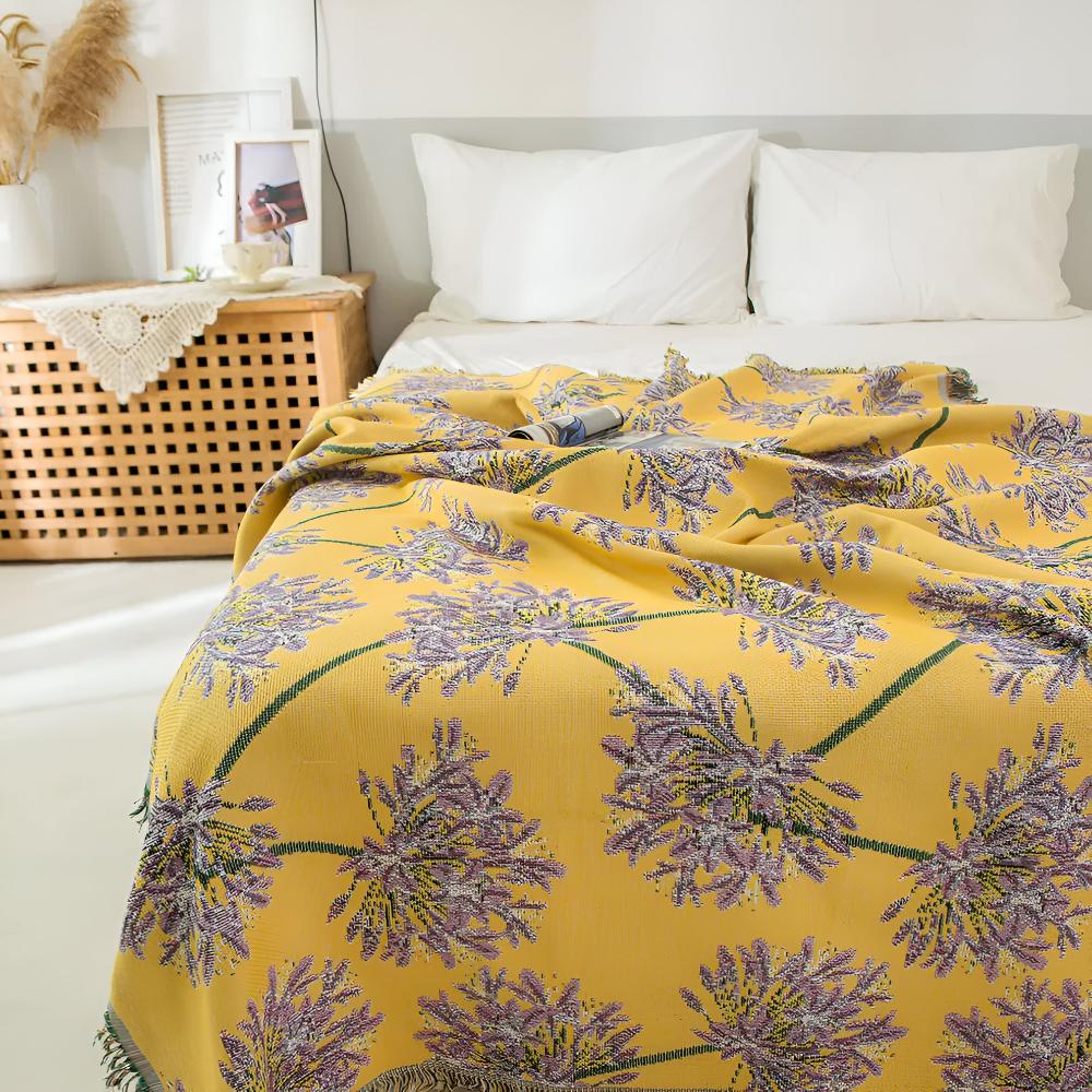 LoungeYard | Agapanthus Tassel Blanket — product view 3