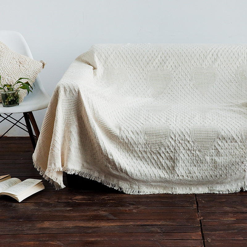 Textured Lightweight Knit Throw Blanket — product view 5