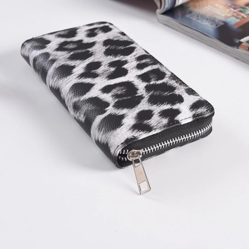 Classic wallet with leopard pattern for women | LoungeYard — product view 1
