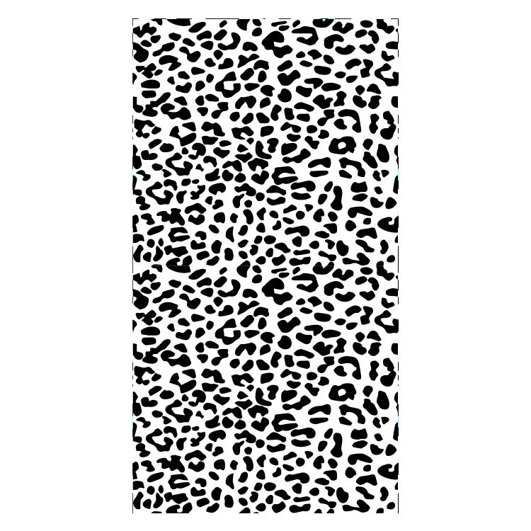 Beach towel with striking leopard motif and colorful accents LoungeYard — product view 7