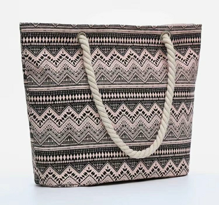 Fashionable and Large Beach Bag Made of Durable Material LoungeYard — product view 7