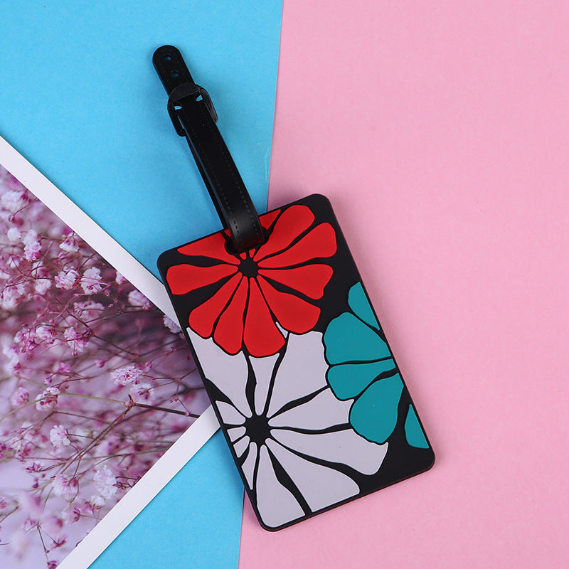 Unisex Fun Dot Pattern Luggage Tag LoungeYard — product view 2