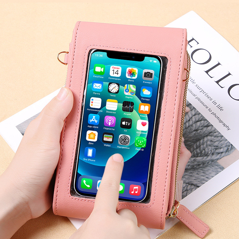 LoungeYard | Large Capacity Elegant Crossbody Touch Screen Phone Bag — product view 2