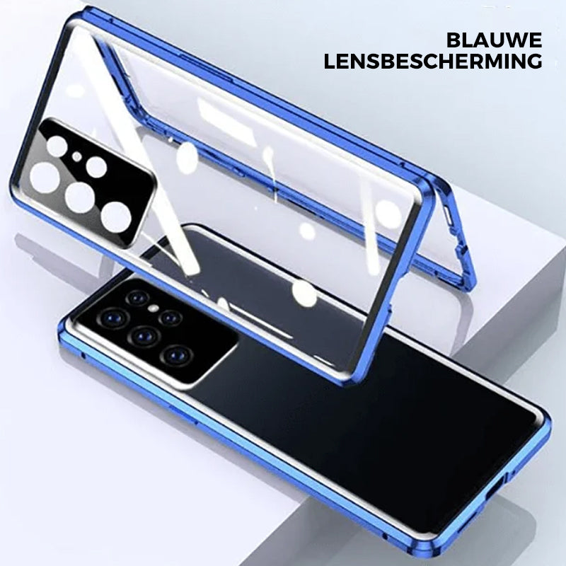 Magnetic phone case with double-sided tempered glass – for Samsung Galaxy S23/S22/S21/S20 & Note 20/10 — product view 6