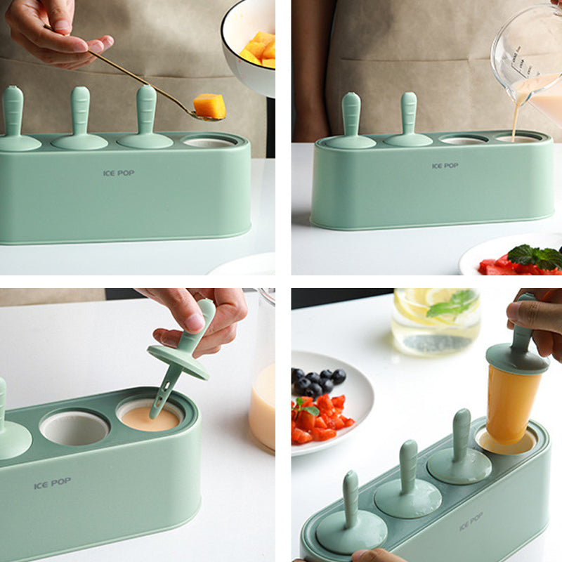 LoungeYard | Silicone Popsicle Ice Cream Mold Set — product view 2