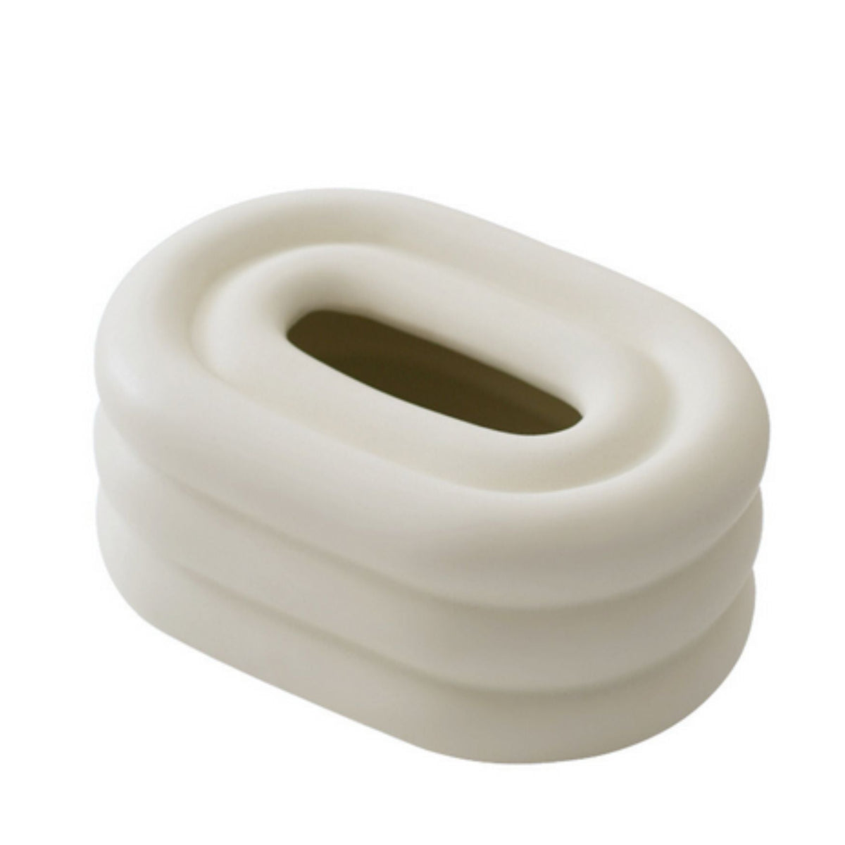 LoungeYard | Lustre Ceramic Tissue Holder — product view 1