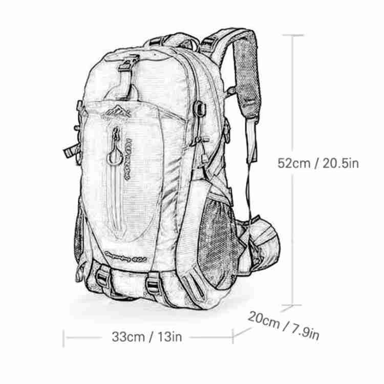 40L Waterproof Hiking Backpack — product view 6