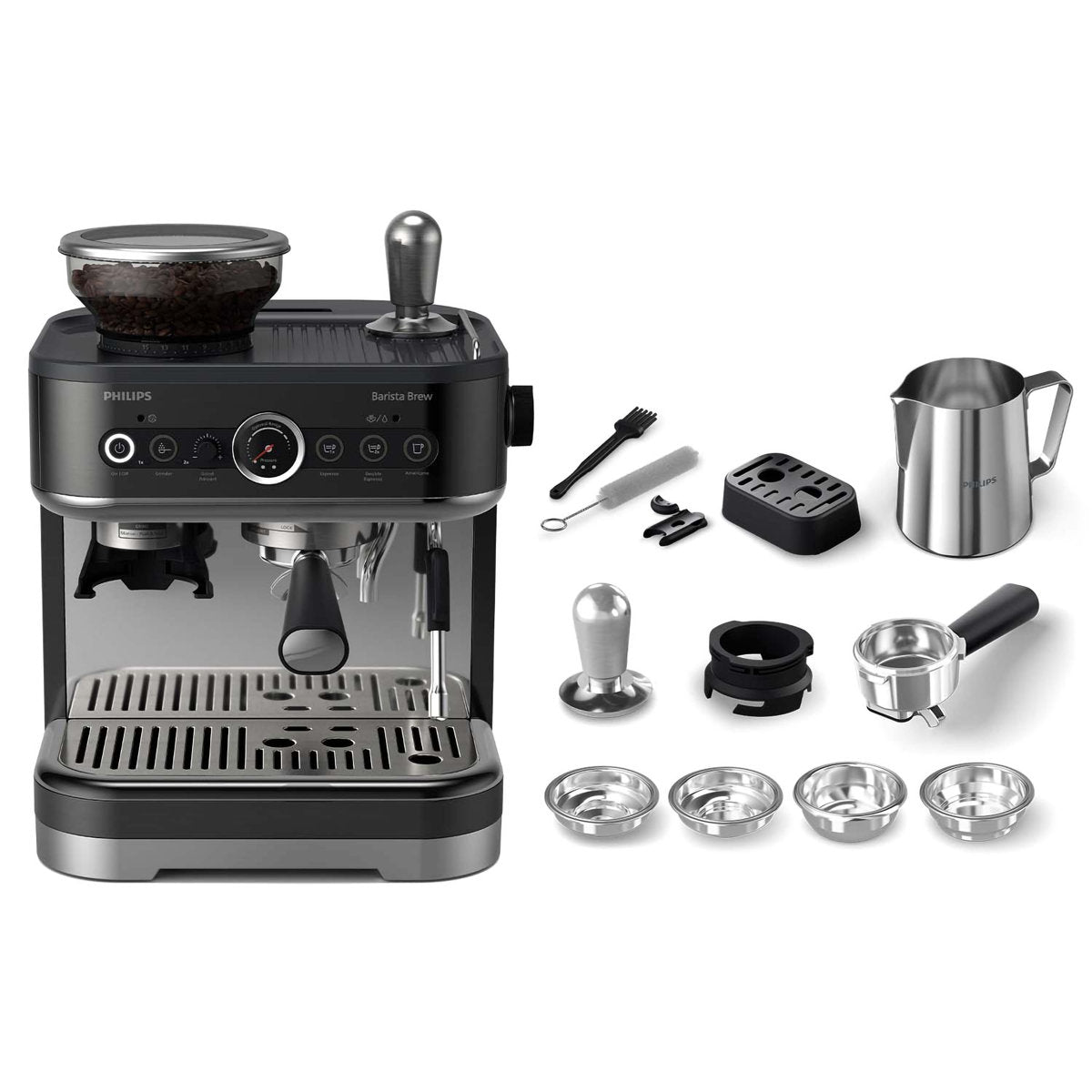 Semi-Automatic Espresso Machine with 58mm Portafilter and Steam Wand — product view 6